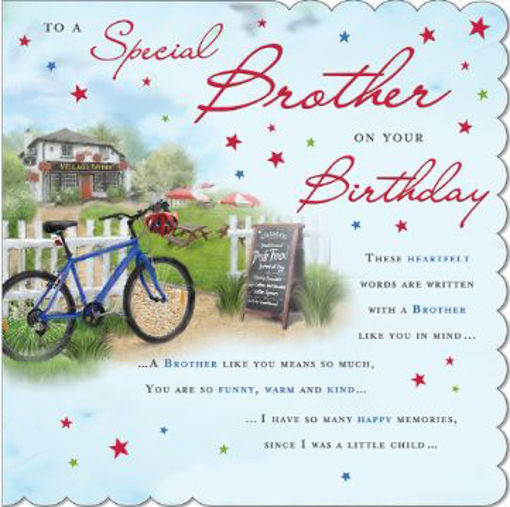 Picture of SPECIAL BROTHER ON YOUR BIRTHDAY CARD